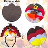 Dkomekii 4 Pack Thanksgiving Turkey Headbands