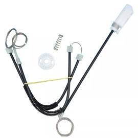 chrome4urauto W219 MERCEDES 05-11 CLS FRONT LEFT DRIVER SIDE WINDOW REGULATOR REPAIR KIT