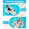 Pool Float Lounge Adults Heavy Duty 2 in 1 Convertible