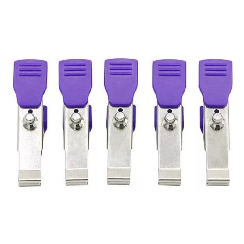 Ykdmed Clips De Cocodrilo Electrodo Para Ekg (5 Piezas)