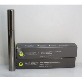 JUICE BEAUTY PHYTO PIGMENT ULTRA NATURAL MASCARA 01 BLACK NOIR 0.3 OZ LOT OF 2