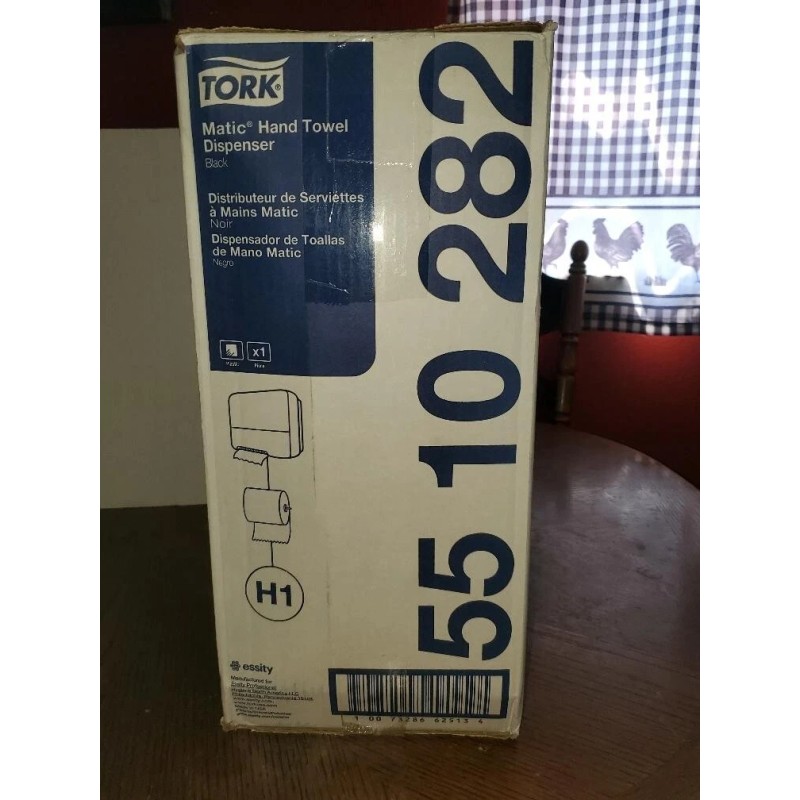 Tork NEW TORK 5510282 PAPER TOWEL DISPENSER, BLACK, NIB