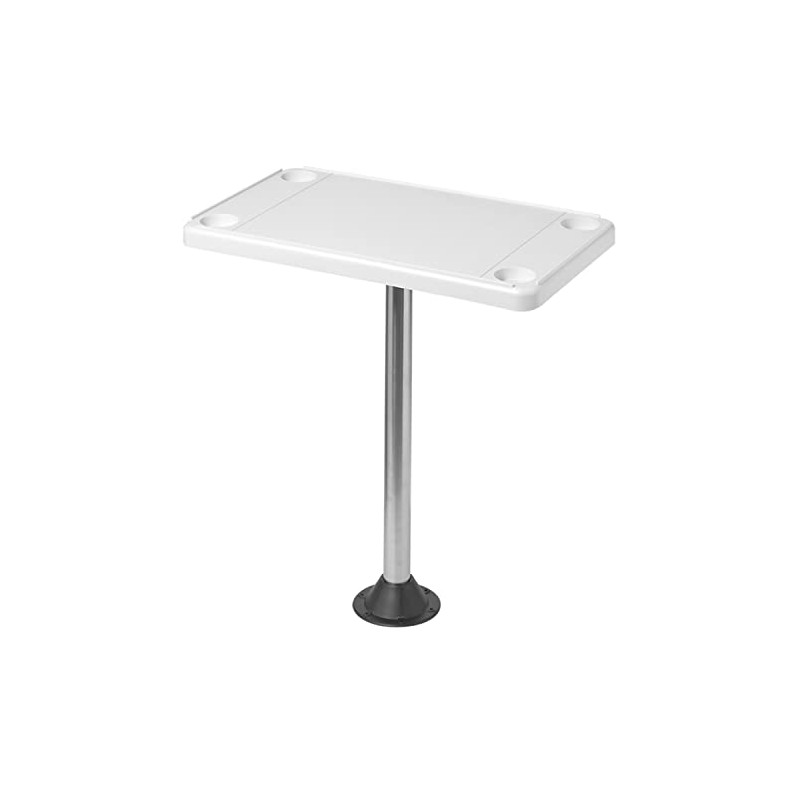 Detmar 12-1106C Removable Rectangular Marine/RV Table , ivory