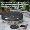 Round Built in Stone Fire Pit Cover for In Ground