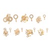 540Pcs Gold Brass Ring Terminal M3 M4 M5 M6 M8