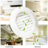 2 PCS Round Air Vents Louver, Thicker Soffit Vent Cover