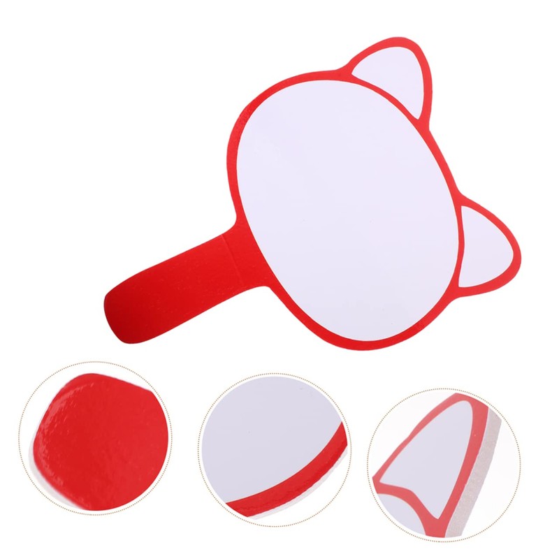 COHEALI 2pcs Mini Whiteboard Scoreboard Handle Pad Auctions Paddles Handheld