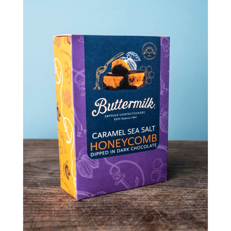 Hand Made Cornish Caramel Sea Salt Honeycomb 150g