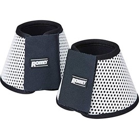 Roma Air Flow Shock Absorber Bell Boots, White, Pony