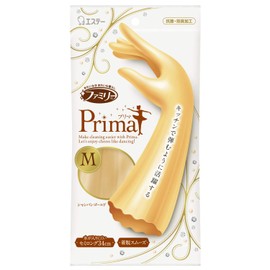 Family Prima Vinyl Gloves Medium Champagne Gold Kitchen Cleaning Dishwashing