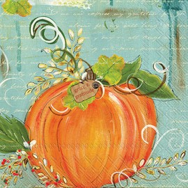 IHR 3-Ply Cocktail Beverage Paper Napkins, 20-Count, 5 x 5-Inches, Grace And Gratitude