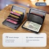 Aluminium Wallet, Large Capacity with Metal Lock, RFID Protection Against