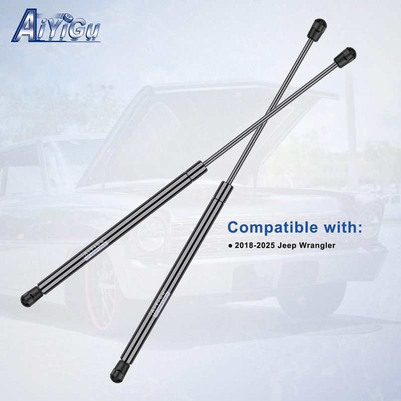 AiYiGu Rear Window Shocks Struts for 2018-2025 Jeep Wrangler