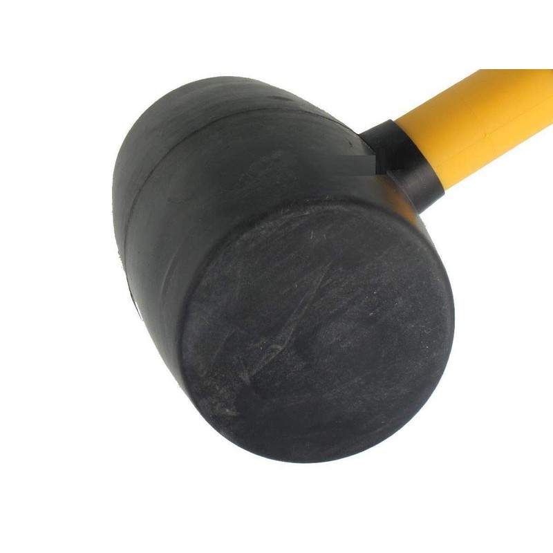 Unibos New 32 Oz Rubber Hammer Mallet Fibreglass Shaft Handle