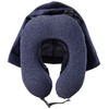 Hapitas HPL7052 Hoodie Neck Pillow, Compact Cushion, 10.2 inches (26