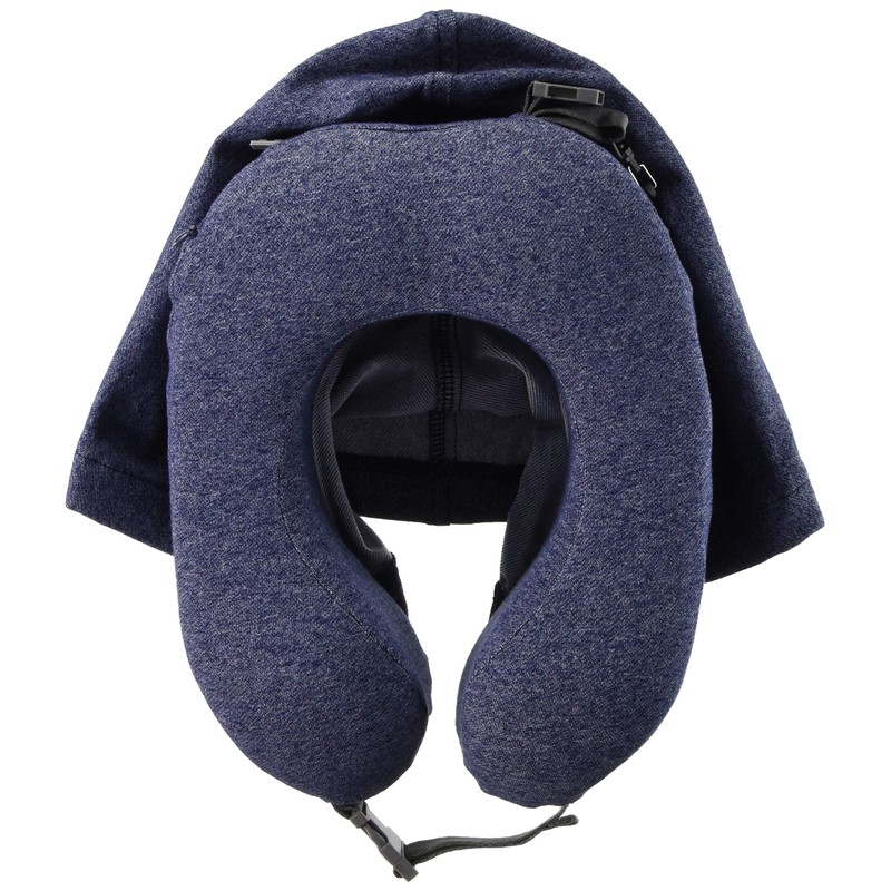 Hapitas HPL7052 Hoodie Neck Pillow, Compact Cushion, 10.2 inches (26