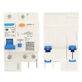 230V 63A 30mA DZ47LE-63 1P+N C63 RCCB Residual Current Circuit Breaker