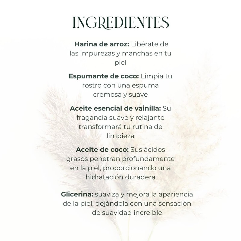 APIGREEN Jabón Exfoliante Natural de Arroz - Limpieza Profunda y
