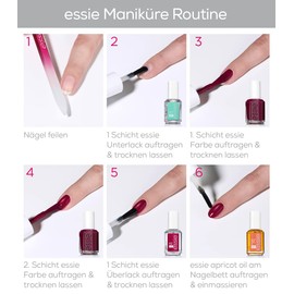 Essie Nail Polish for Colour Intense Nail Polish Number 44 Bahama Mama Purple 13.5 ml