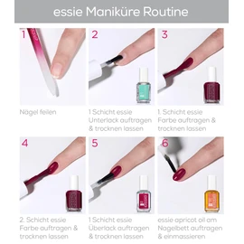 Essie Nail Polish for Colour Intense Nail Polish Number 44 Bahama Mama Purple 13.5 ml