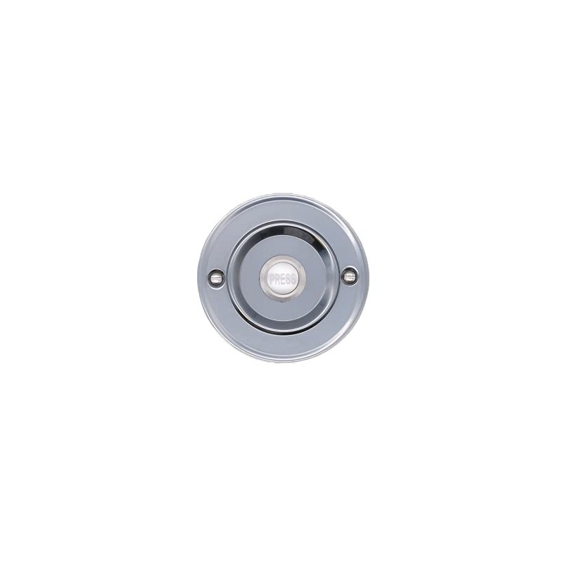 Modern Living Wired Flush Fitting Doorbell Push Button, 76mm (3")