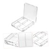 Gatuida 2PCS Empty Eyeshadow Container Transparent Makeup Pallet for DIY