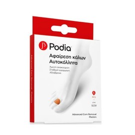 Podia Advanced Corn Removal Plasters, 6pcs