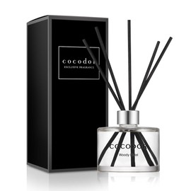 COCODOR Signature Reed Diffuser Set/Woody Hotel / 6.7oz /1 Pack/Home Fragrance Diffuser, Oil Scent Diffuser for Bathroom Shelf Décor