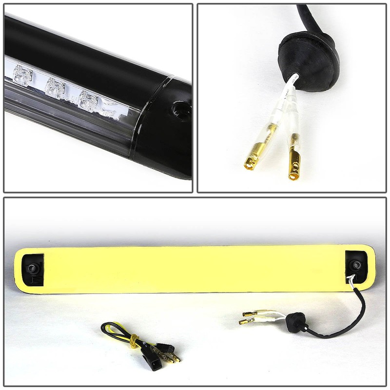 DNA Motoring 3BLS104DLEDBK High Mount LED Thrid Tail Brake Light