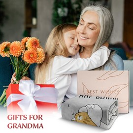SteadStyle Grandma Gifts, Blanket Gifts for Grandma from Grandchildren, Grandma Birthday Gifts, Grandma Presents for Mother's Day, Christmas, Blanket for Nanny, Grandmother, Nan, Nana, 50 x 60 in