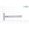 MERKUR Safety Razor 25C | Classic with Tooth Comb Gloss