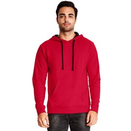 Next Level Unisex French Terry Pullover Hoody 2XL RED/ BLACK