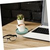 Mobestech Brass Coasters for Drinks Round Heat Resistant Coasters Protect