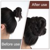 FdcLixuvol 1 Pack Messy Bun Hair Piece, Synthetic Wavy Curly