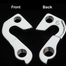 2-Pack Bike Derailleur Hanger for GT, Aggressor, Avalanche, KHS, Timberline, Kestrel, Kettler, Mongoose – Durable Replacement Part for Rear Derailleurs – for Mountain Bikes, Road Bicycles-Sliver