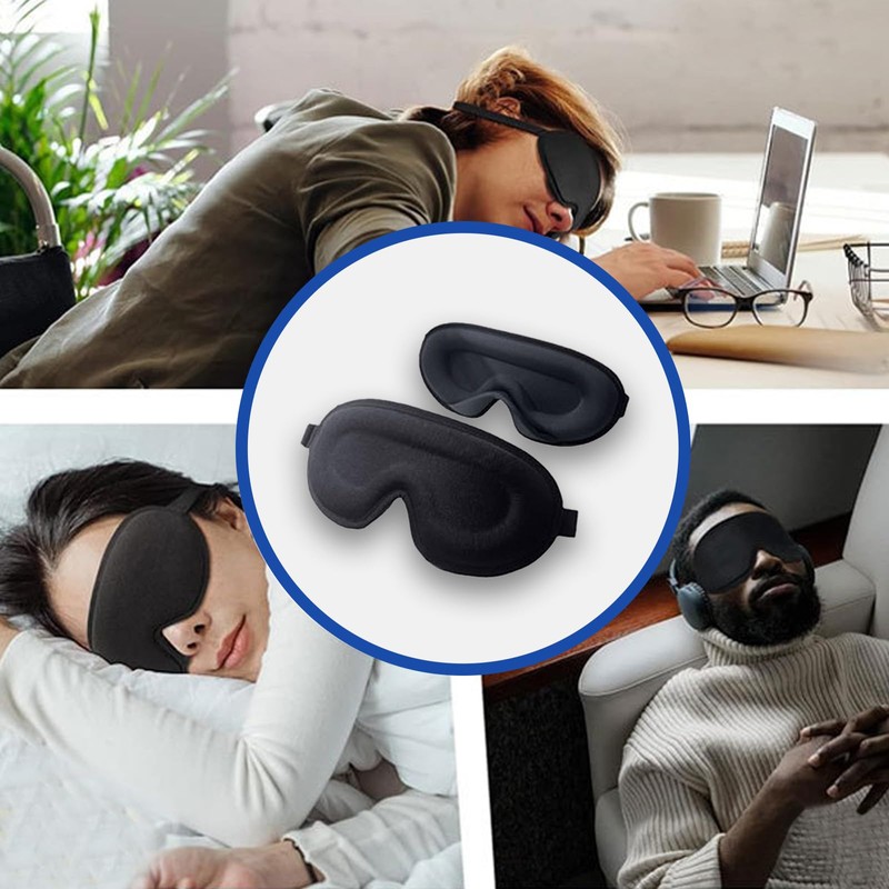 Sleep Mask Women & Men, Sleep Masks and Blindfold, 3D