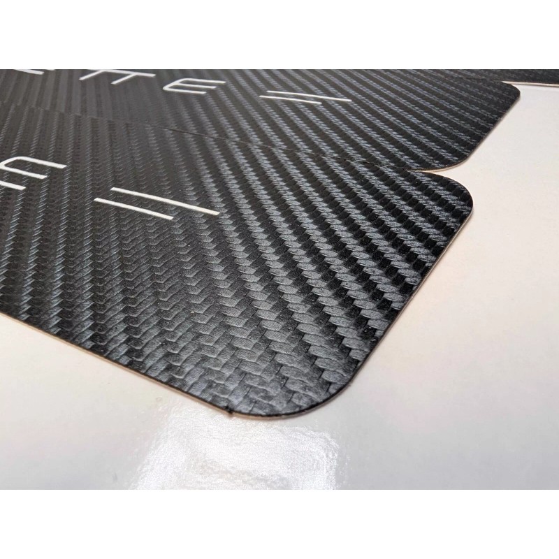 Advanced Trims 4Pcs Car Threshold Strip Door Plate Sill Scuff