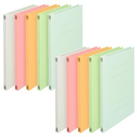 Plus Flat File Resin Jig A4 Vertical 5 Colors 10 Books NO.025NP 78-320x2