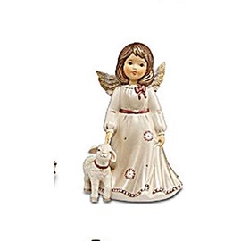 Goebel 41-573-63-1 Angel Figurine Christmas Angel Faithful Soul 14.5 cm