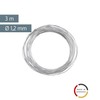 Gütermann/KnorrPrandell 6461123 - Filo Metallico 1,2mm Ø, Colore: Argento