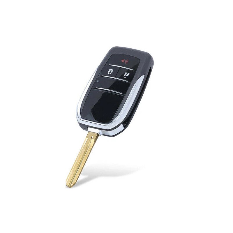 KEYECU Modified Flip Remote Key Case Fob 3 Button for