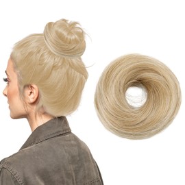 MUNSKT Hairpiece Bun 8 Colours - Voluminous Fake Bun with Elastic Band for Thin/Thick Hair, Natural Look Like Infinity Braids (Hair Accessories for Women) (27M613)