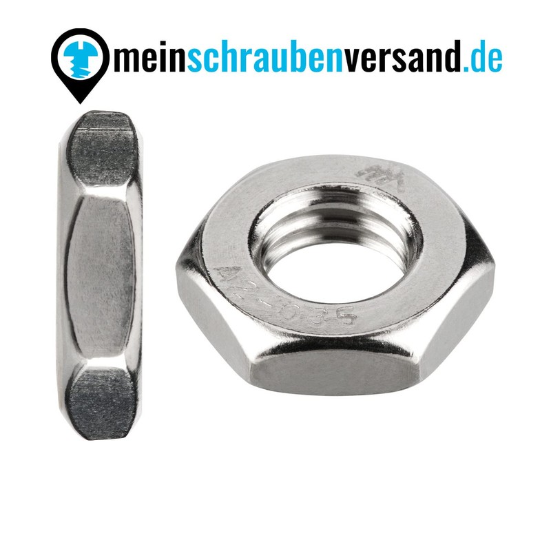 meinschraubenversand.de - Hexagon nuts (low shape, with chamfer) M12 according