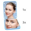 Kintion Pocket Mirror, 1X/3X Magnification LED Compact Travel Makeup Mirror