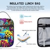 Lunch Box for Boys Girls Game Boys Insulated Lunch Bag