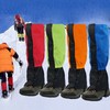 Unisex hiking waterproof fashion leg protection Gaiters black/long 2ea