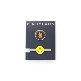Parly Gates 053-5184209 Marker (Tie Clip Style, Niko-chan) / Golf Magnet, 150_orange