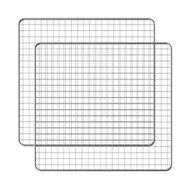 CROWNFUL Stainless Steel Food Dehydrator Machine Trays, Food-grade Stainless Steel, Dryer for Jerky, Meat, Beef, Fruit, Vegetable, 2pack