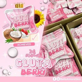 Bella Amore Skin Gluta Berry Bleaching Soap By Bella Amore Skin (5 Bars) 50g