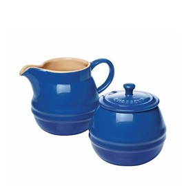 Chasseur La Cuisson Sugar Bowl and Creamer Set, Blue